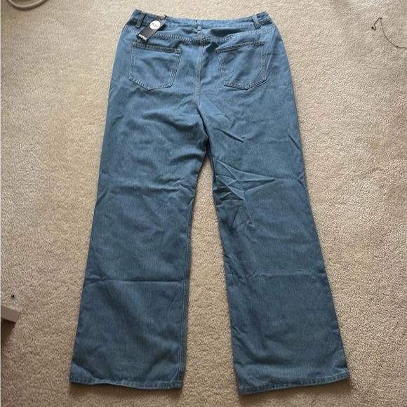 Plus Acid Wash Wide Leg Jean - Picture 2 of 5
